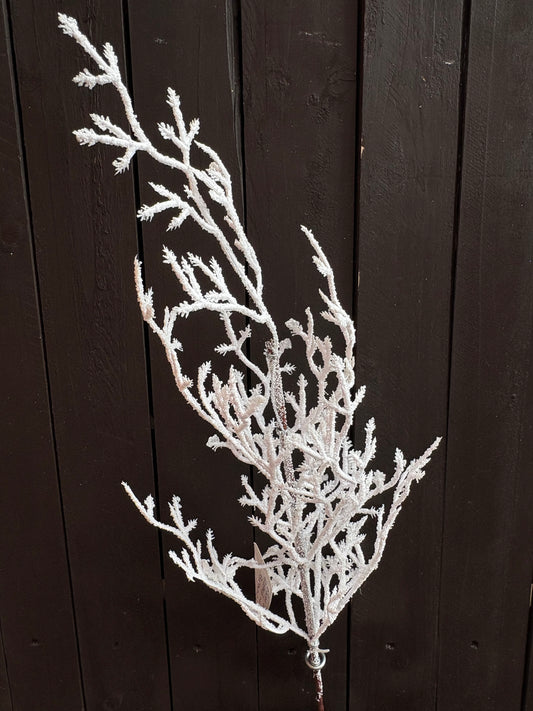 68cm DELUXE WHITE FROSTED WINTER BRANCH