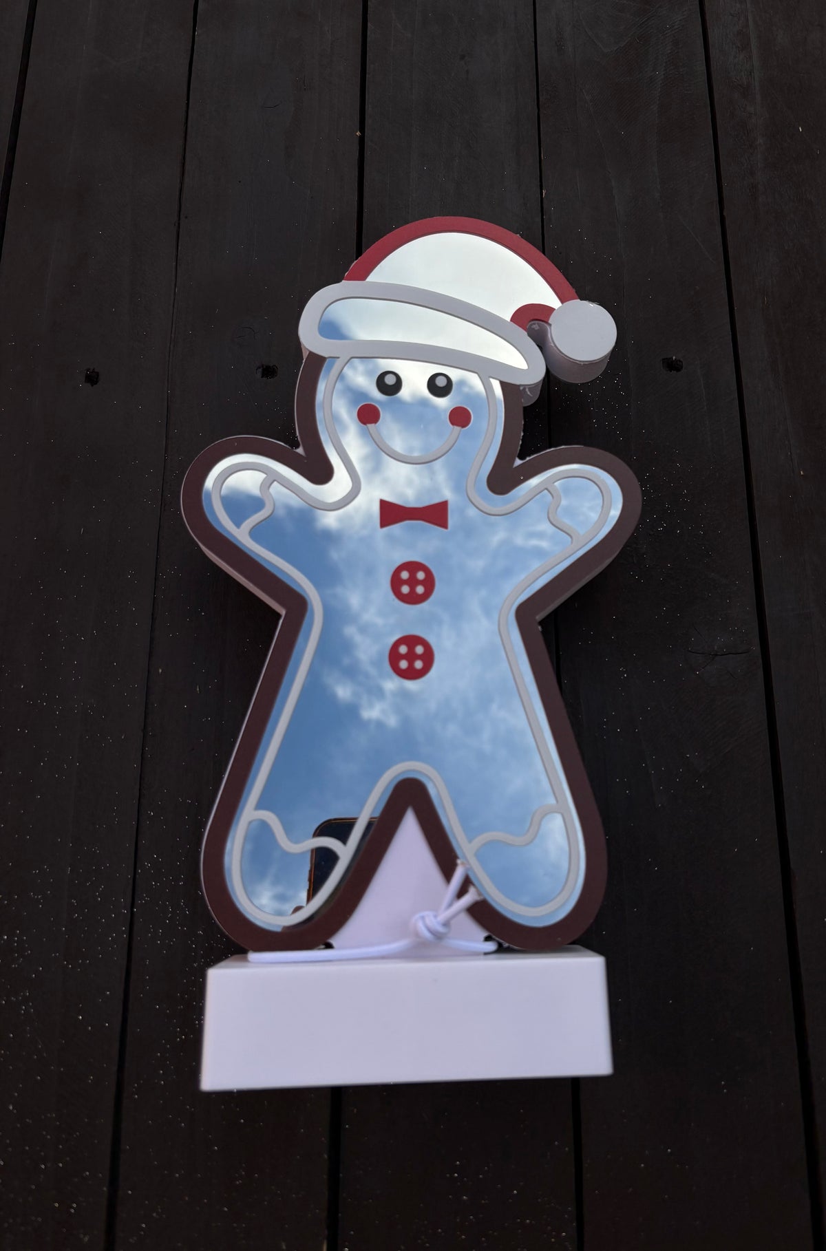 28cm LED INFINITY GINGERBREAD MAN