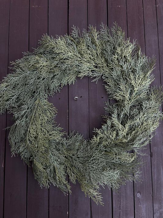 60cm 24" NATURAL CONIFER WREATH