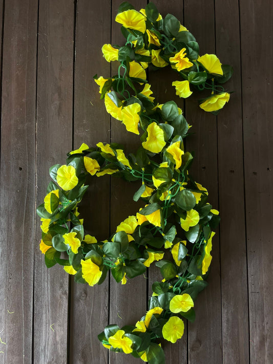 MORNING GLORY GARLAND YELLOW