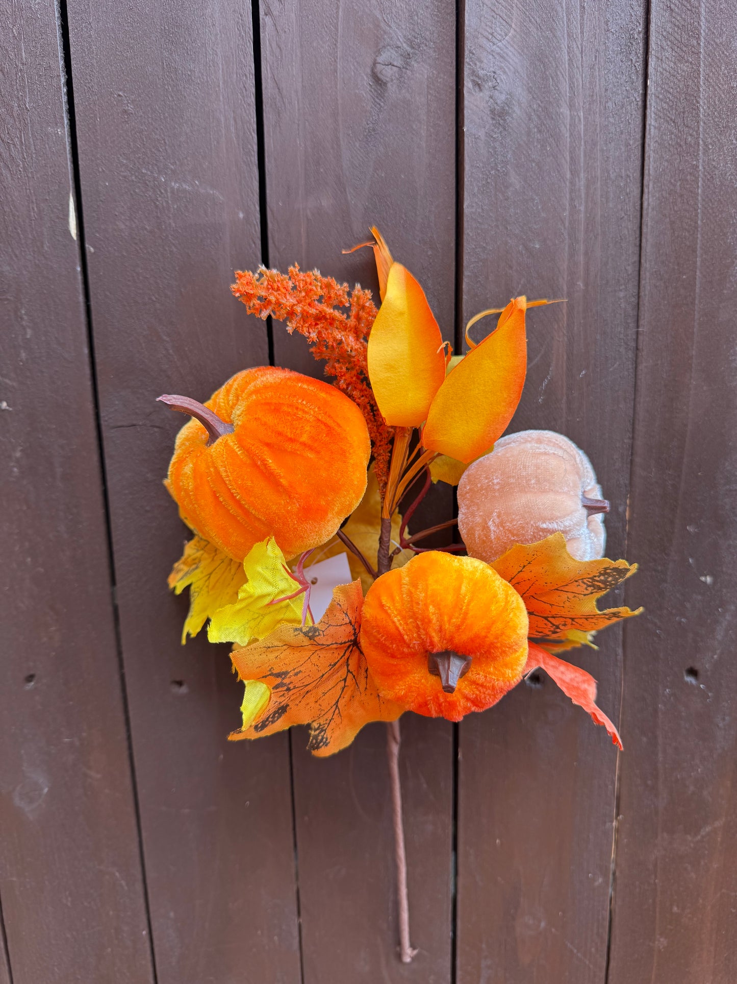 30CM AUTUMN MIX PUMPKIN ASTILBE FOLIAGE PICK