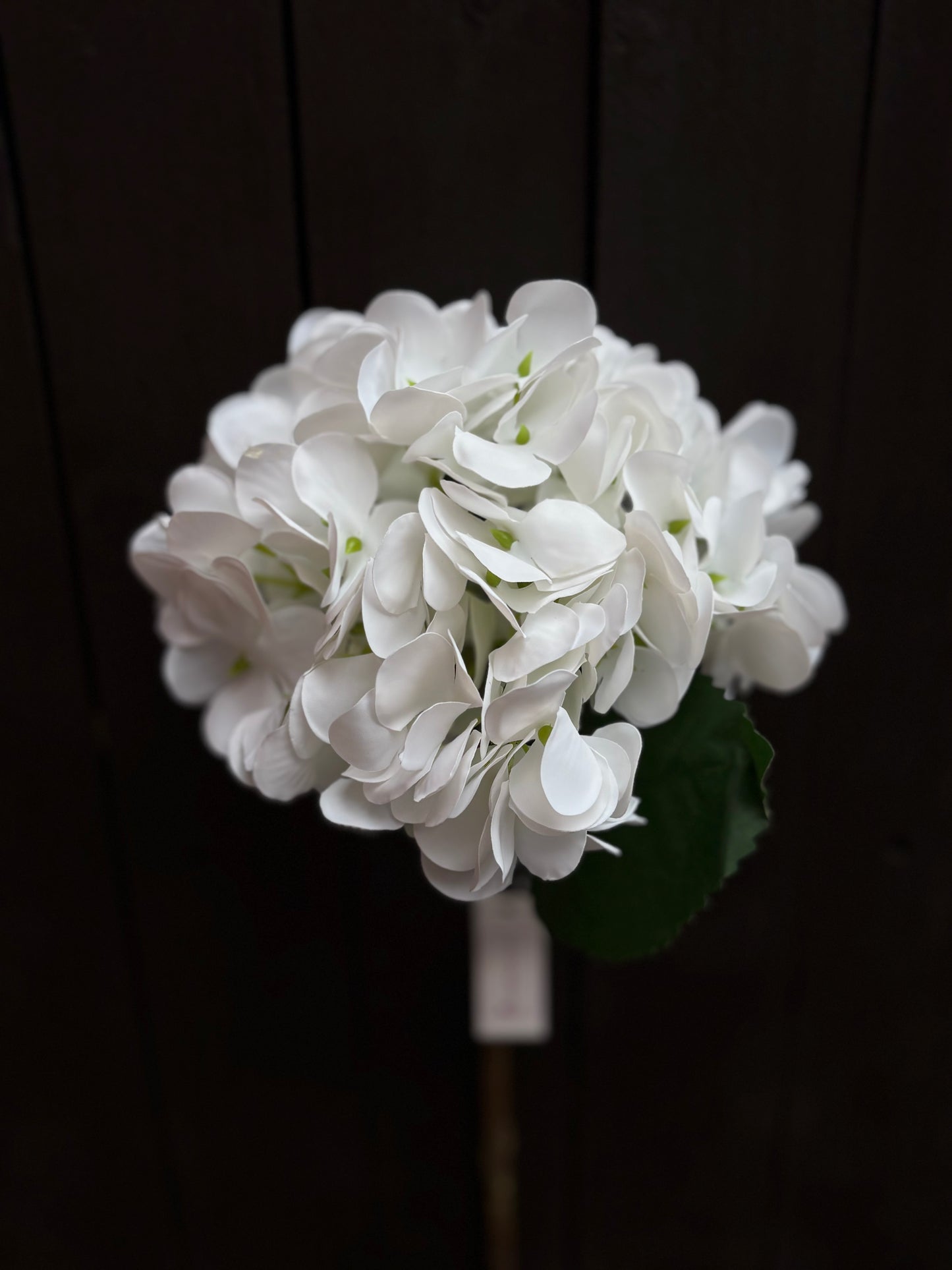 45cm REAL LOOK HYDRANGEA  WHITE