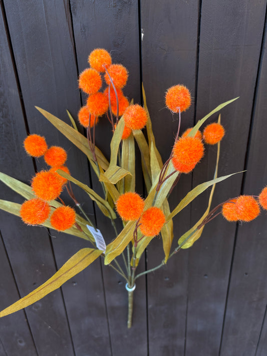50cm FLUFFY POM POM ORANGE