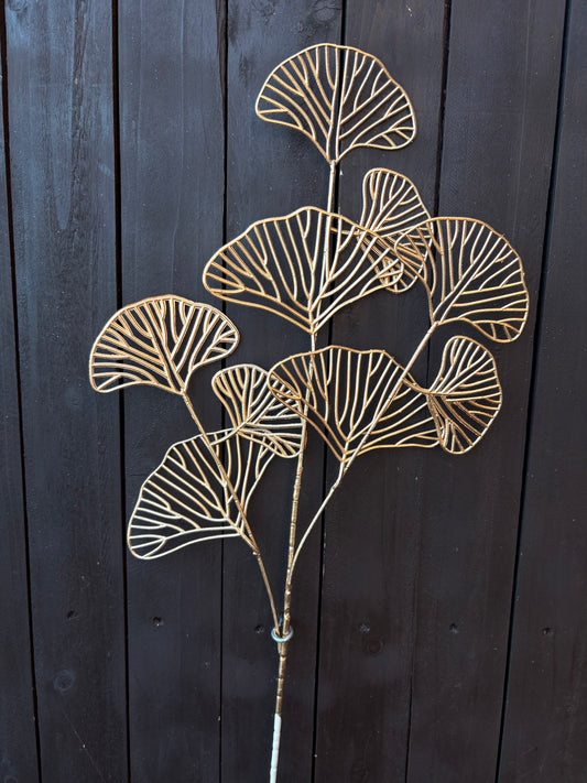 69cm FILIGREE FERN STEM GOLD