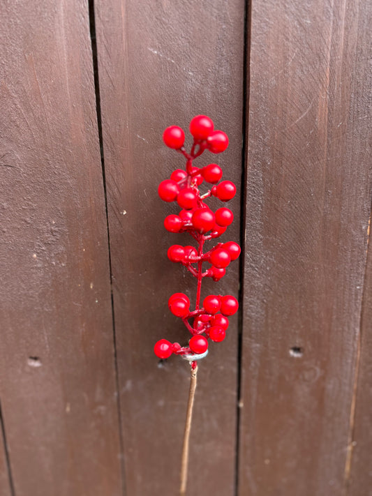 33cm BERRY RED SINGLE PICK