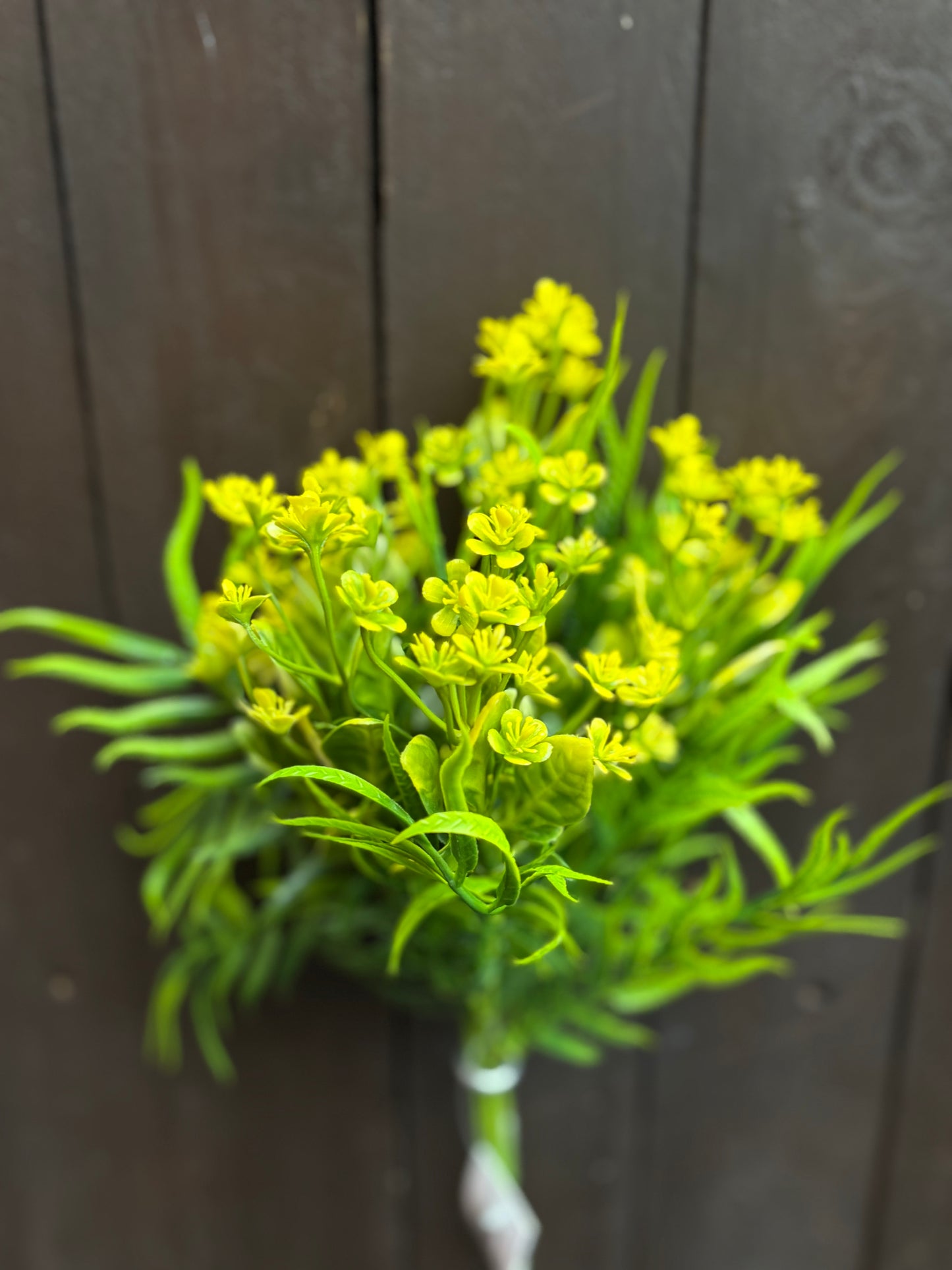 MINI FLOWER FOLIAGE & FERN YELLOW