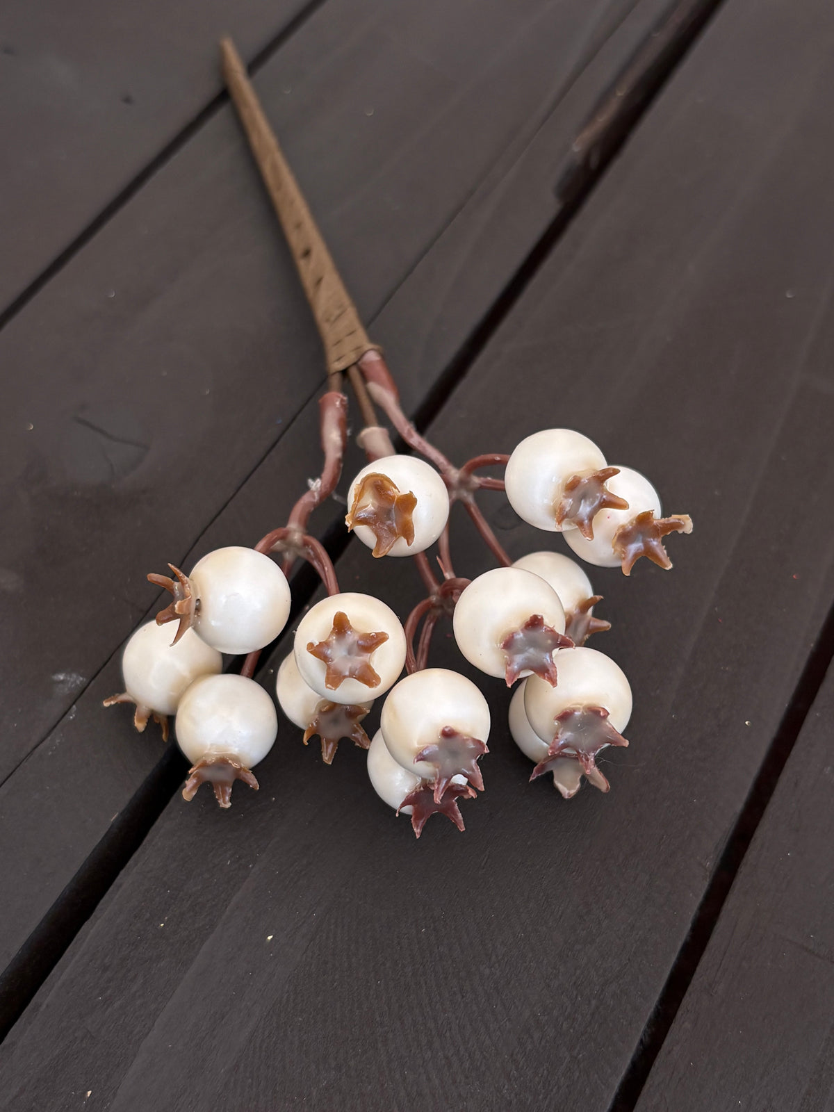 PACK 12 20cm GLOSSY ROSEHIP IVORY