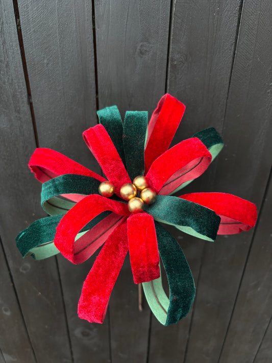 23cm FLOWERBURST RED/GREEN
