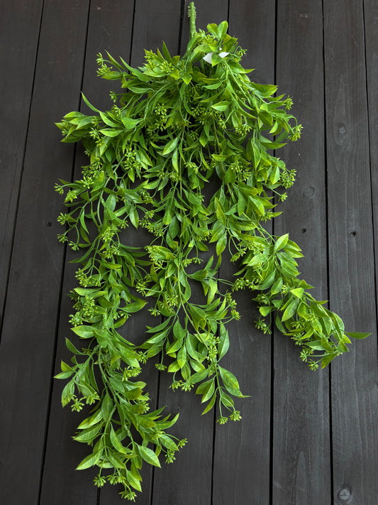 83cm TRAILING MIXED FOLIAGE GREEN