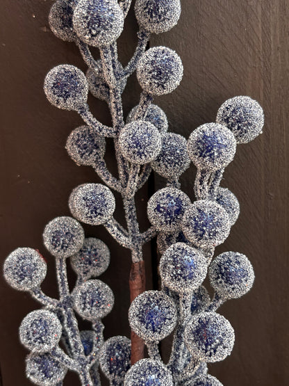 44cm SUGAR FROST BERRY PICK NAVY