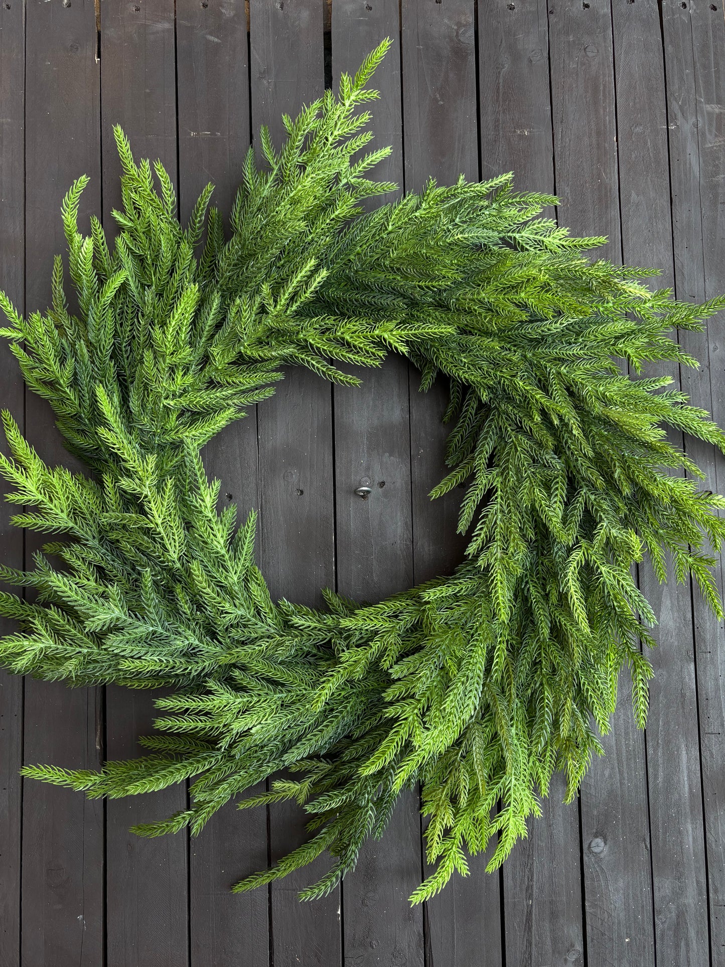 70cm DELUXE REAL TOUCH NORFOLK PINE WREATH