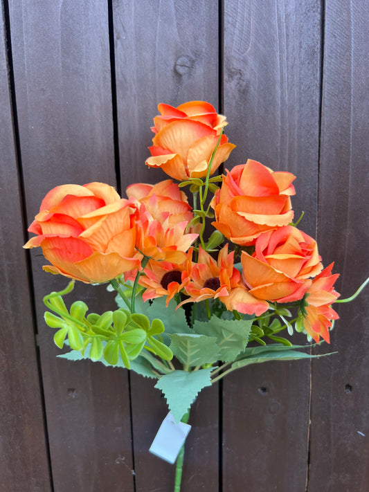 ROSE & DAISY BUNCH ORANGE