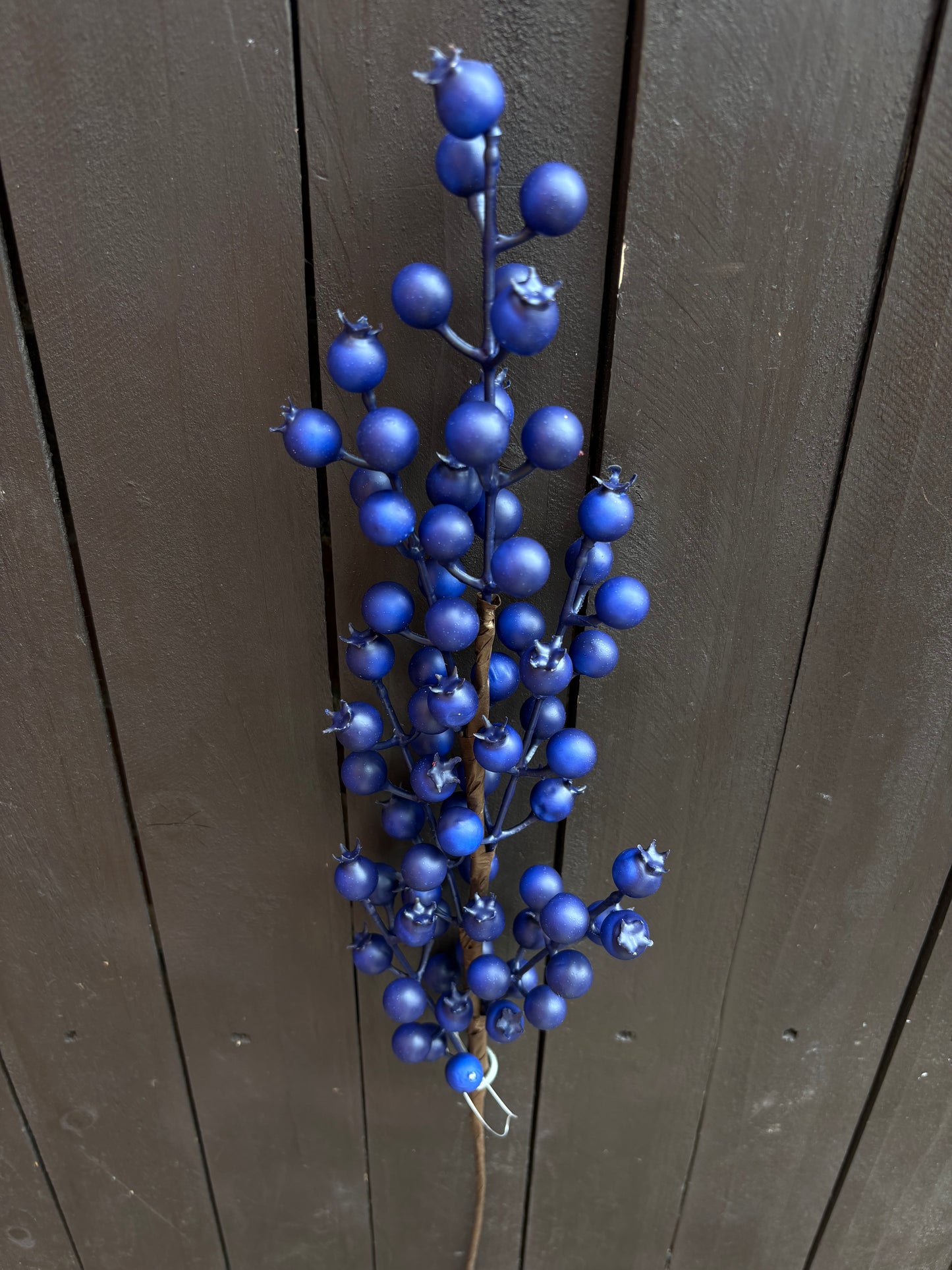 60cm SEASONAL HAWTHORN BERRY PICK NAVY