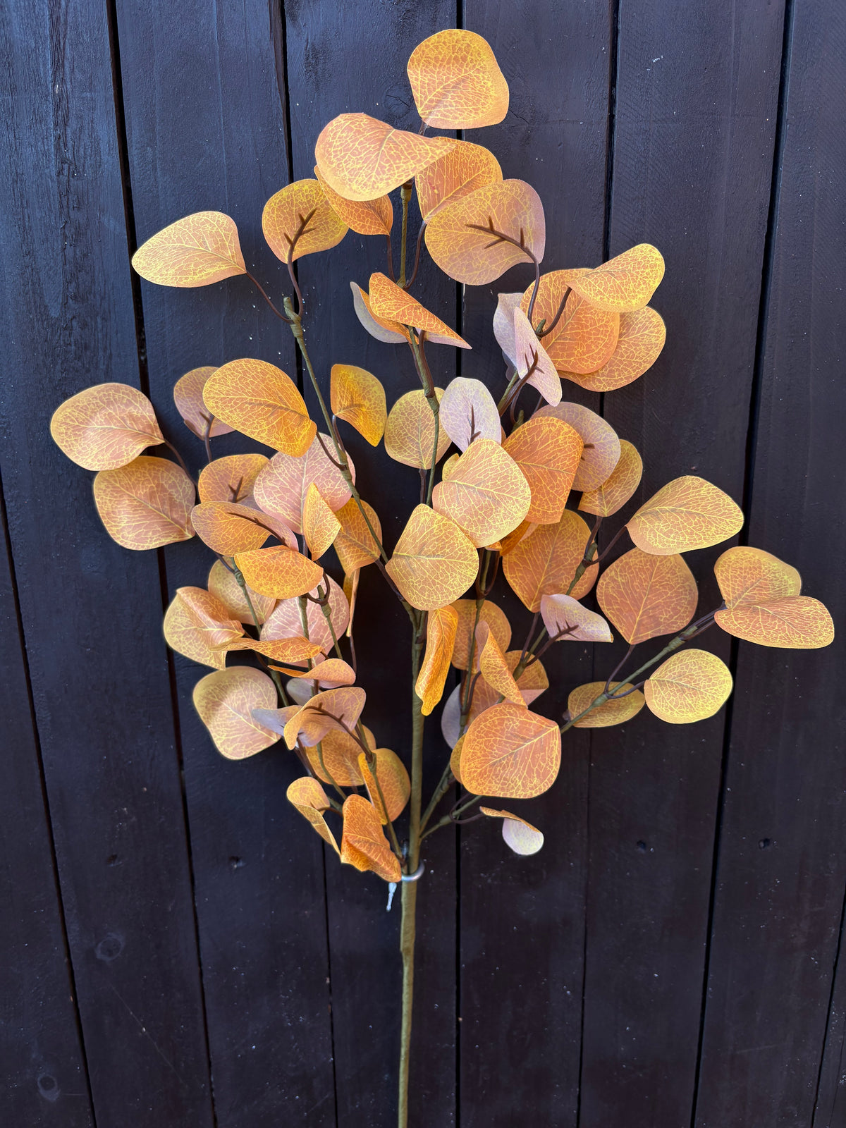 70cm EUCALYPTUS SPRAY YELLOW