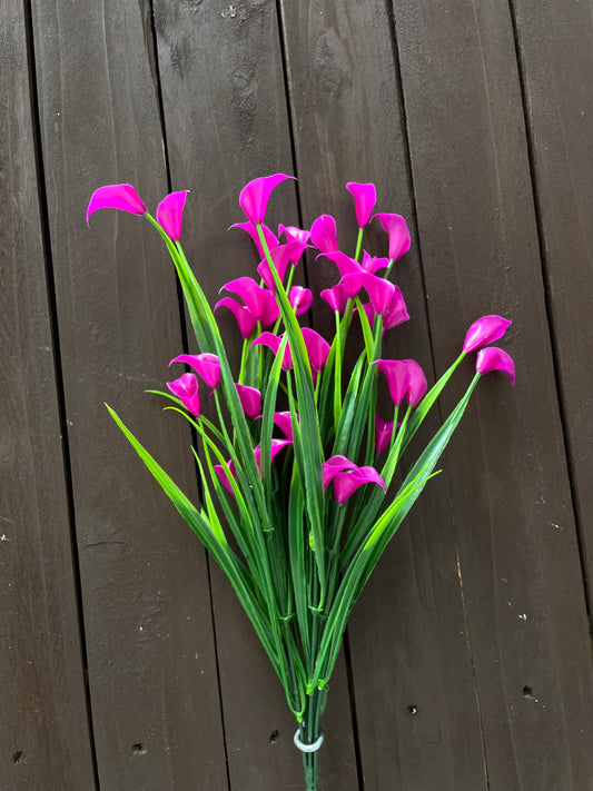 SINGLE CALLA LILY BUNCH PINK