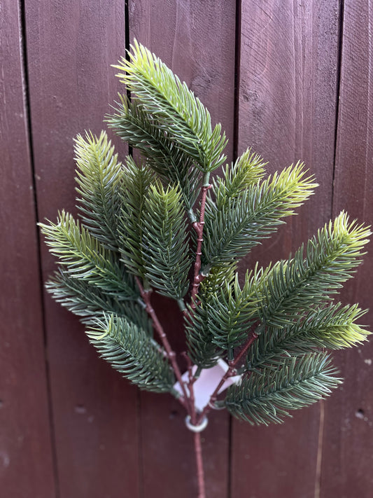 42cm PINE SPRAY GREEN