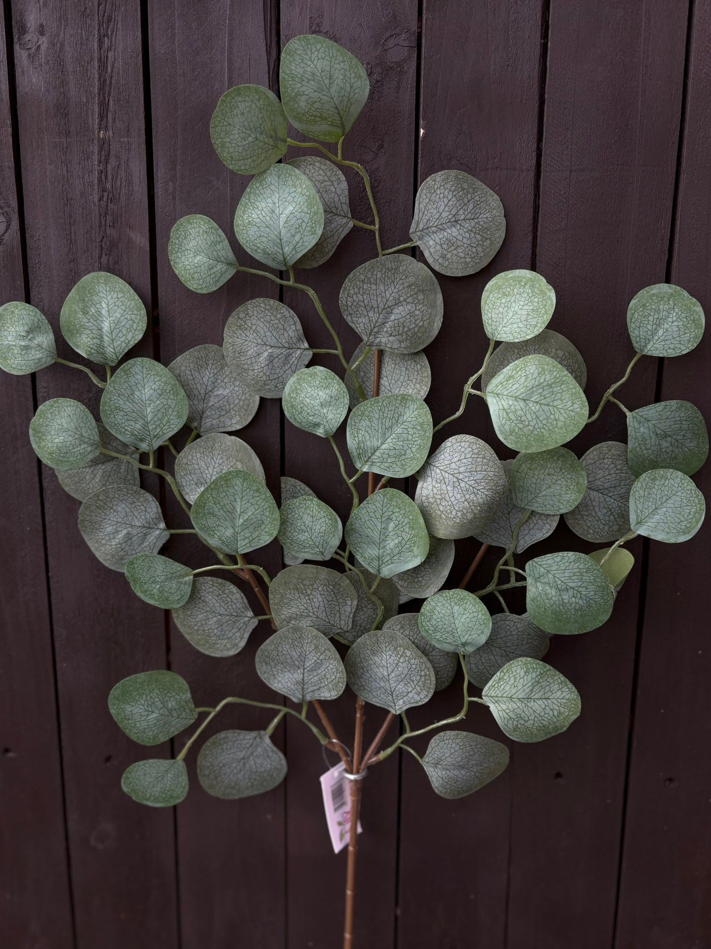 65cm LARGE EUCALYPTUS LEAF SPRAY GREEN/GREY