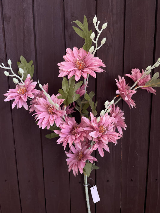 LONG STEM GIANT SPIKY DAHLIA BUNCH PINK
