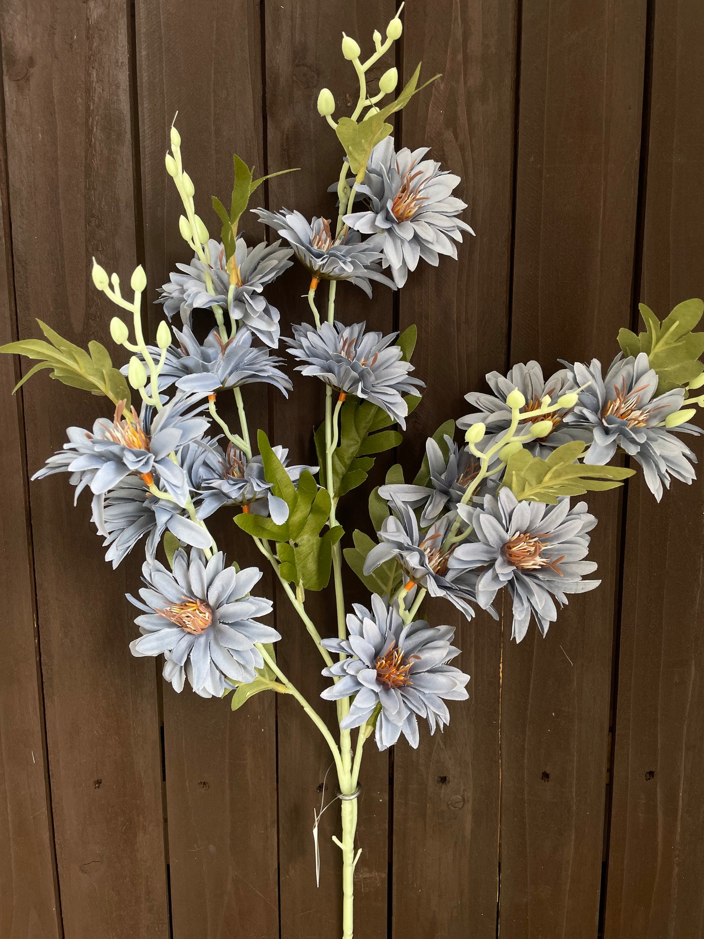 LONG STEM GIANT SPIKY DAHLIA BUNCH BLUE