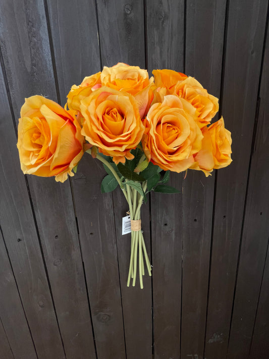 ROSE BUNDLE (8 HEADS) ORANGE