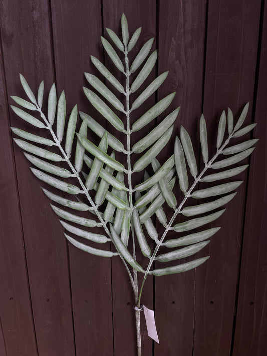 64cm TRIPLE FERN LEAF SPRAY LIGHT GREEN