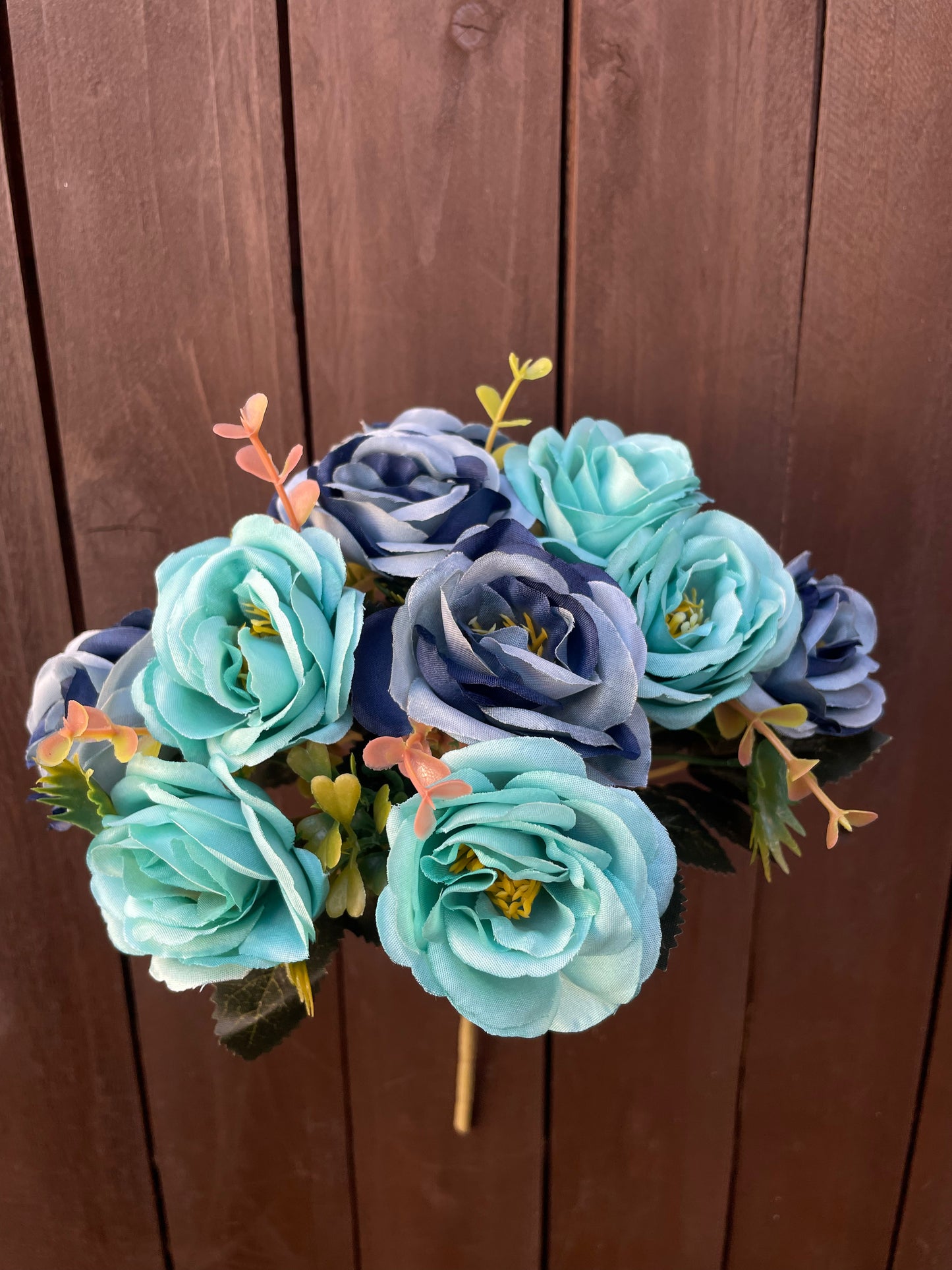 TWO TONE MIX BLUE ROSES