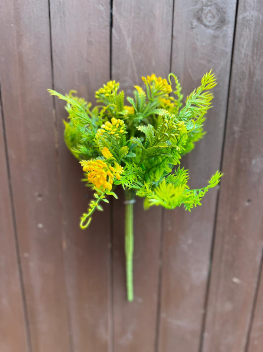MIXED BERRY & FOLIAGE BUNCH YELLOW
