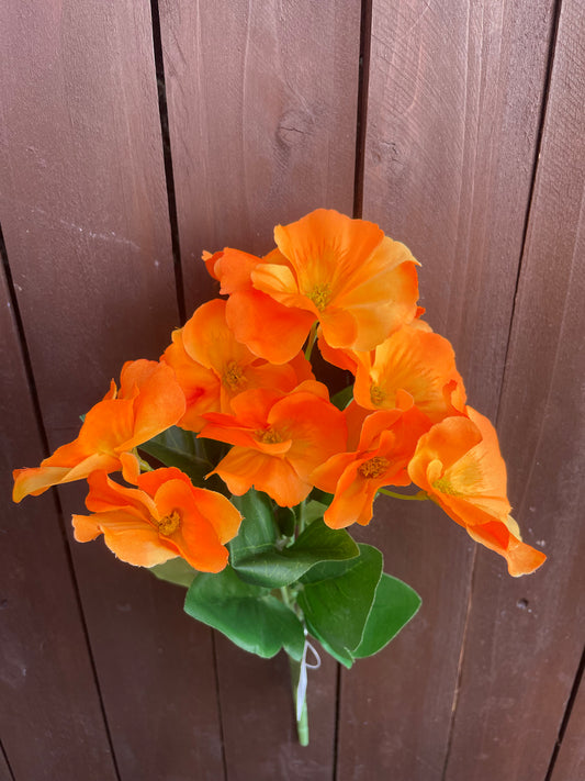 DELUXE PANSY BUNCH ORANGE
