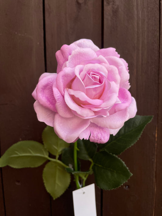 63cm REAL TOUCH TEA ROSE LIGHT LILAC