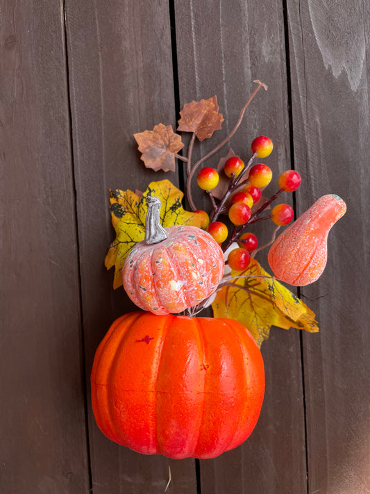 MIX PUMPKIN FOLIAGE ORANGE BERRY
