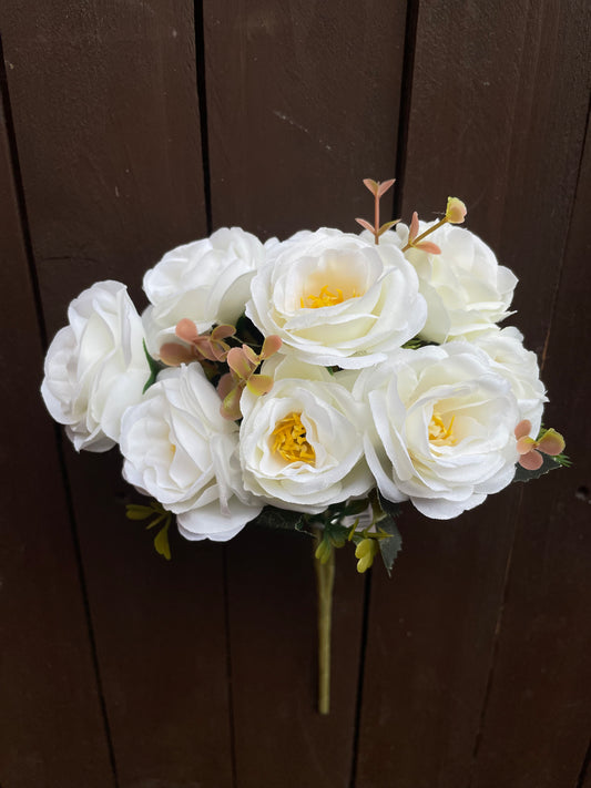 TWO TONE MIX IVORY ROSES