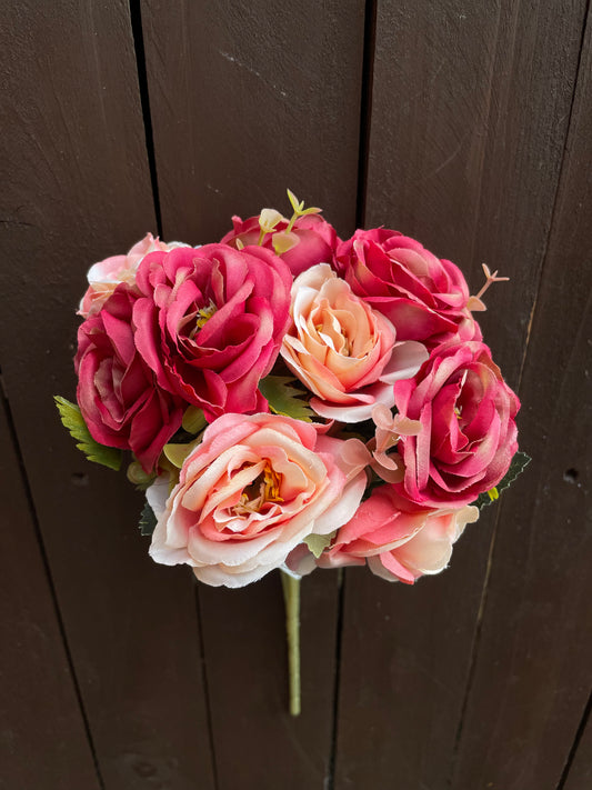 TWO TONE MIX PINK ROSES